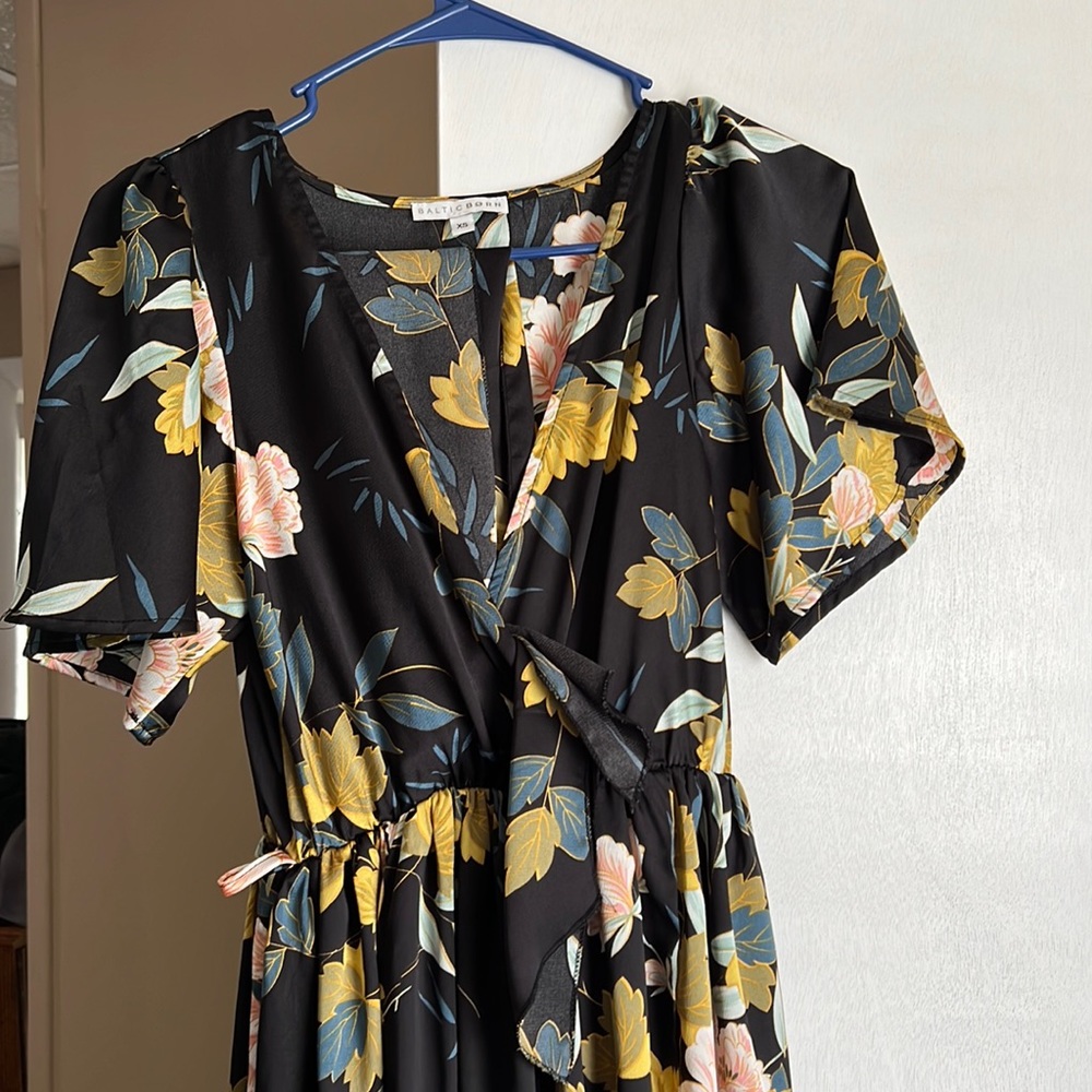 Satin maxi dress